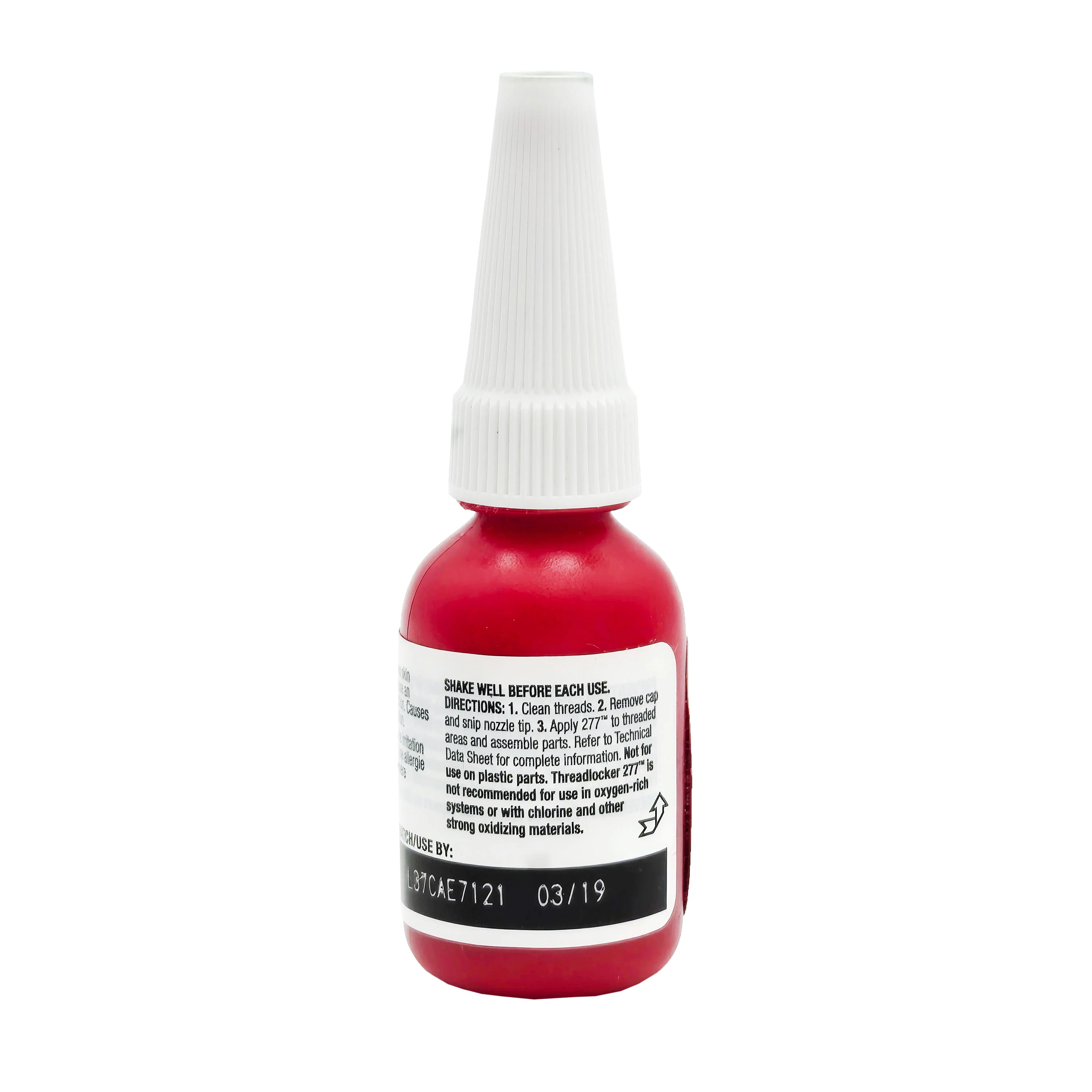 EXPIRED Loctite - 277 Large Bolt High Strength Red Threadlocker - 10 mL | Lot# L34LAC1180 - Image 3