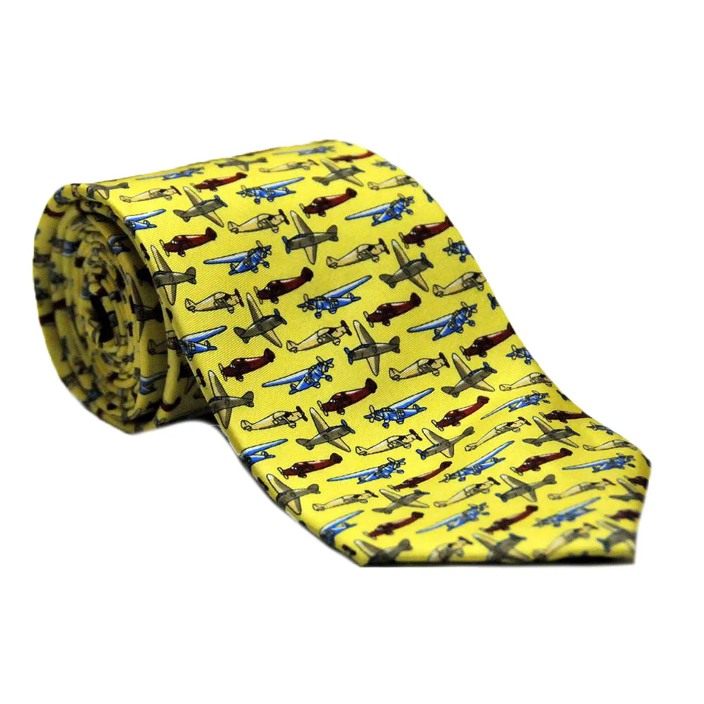 Aero Phoenix - Silk Twill Airplane Tie - Image 2