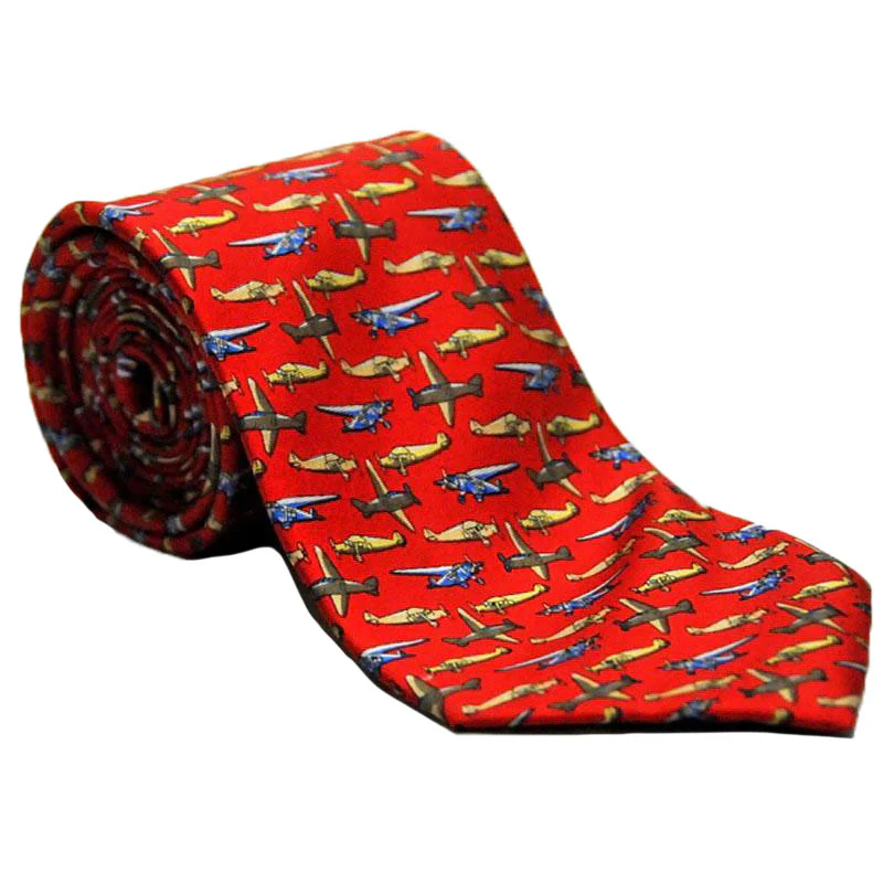 Aero Phoenix - Silk Twill Airplane Tie - Image 3