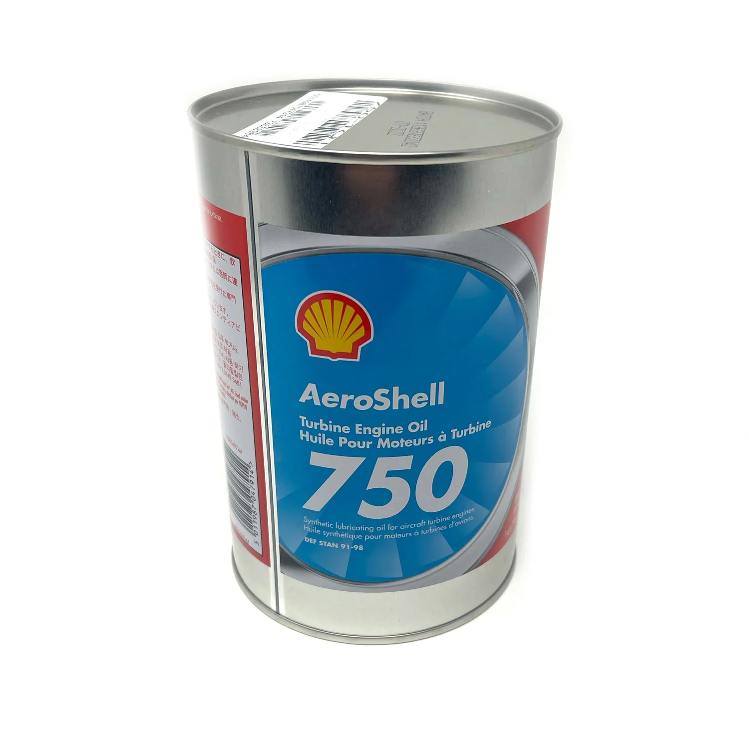 AeroShell 750 Synthetic Turbine Engine Oil, Qt