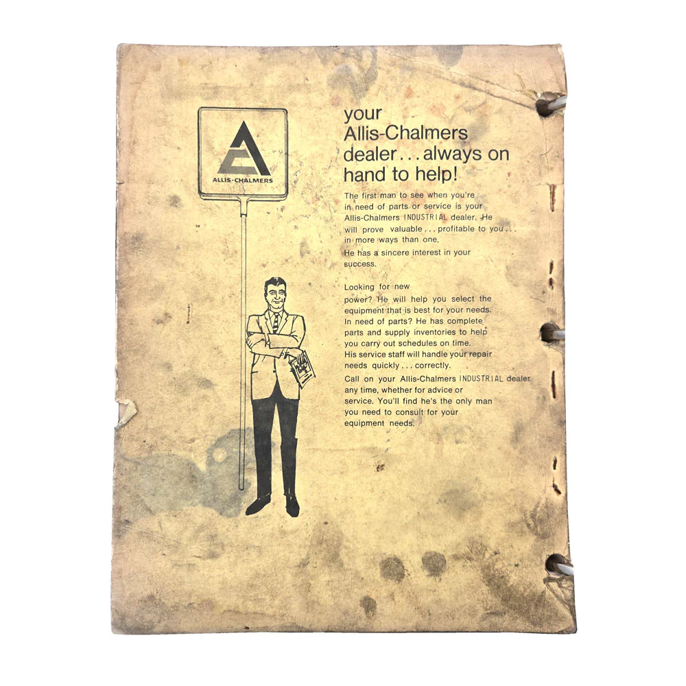Allis-Chalmers 816 Backhoe Loader Service Manual and Parts Manual ISM18 TP-106B - Image 6
