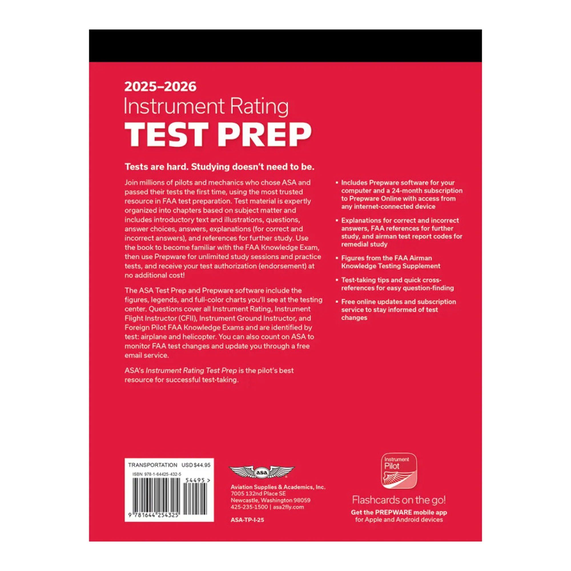 ASA - 2025 Instrument Rating Test Prep With Prepware - Image 2