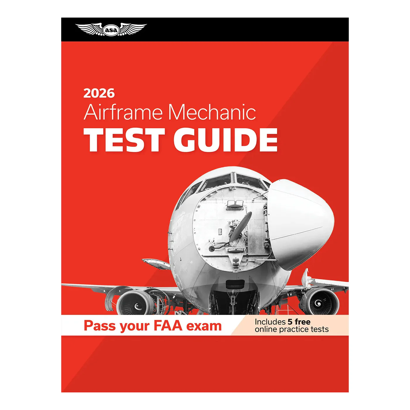 ASA 2026 Airframe Test Guide – Book Only or w/ Prepware® Software