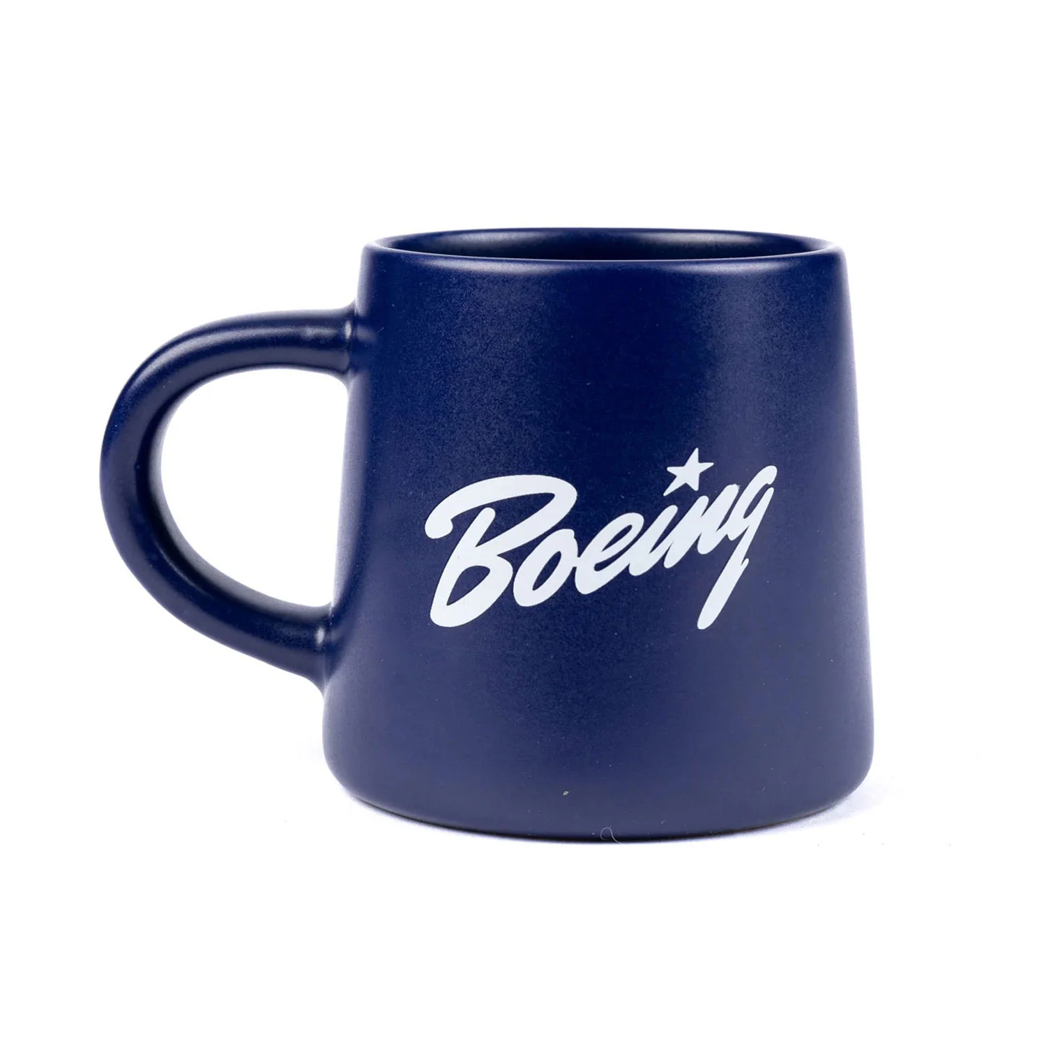 Boeing Script Logo Ceramic Mug – Classic Navy Drinkware
