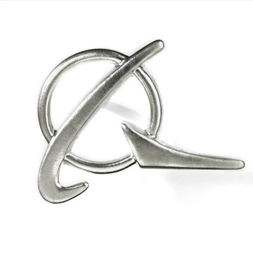 Boeing Silver Matte Logo Symbol Lapel Pin