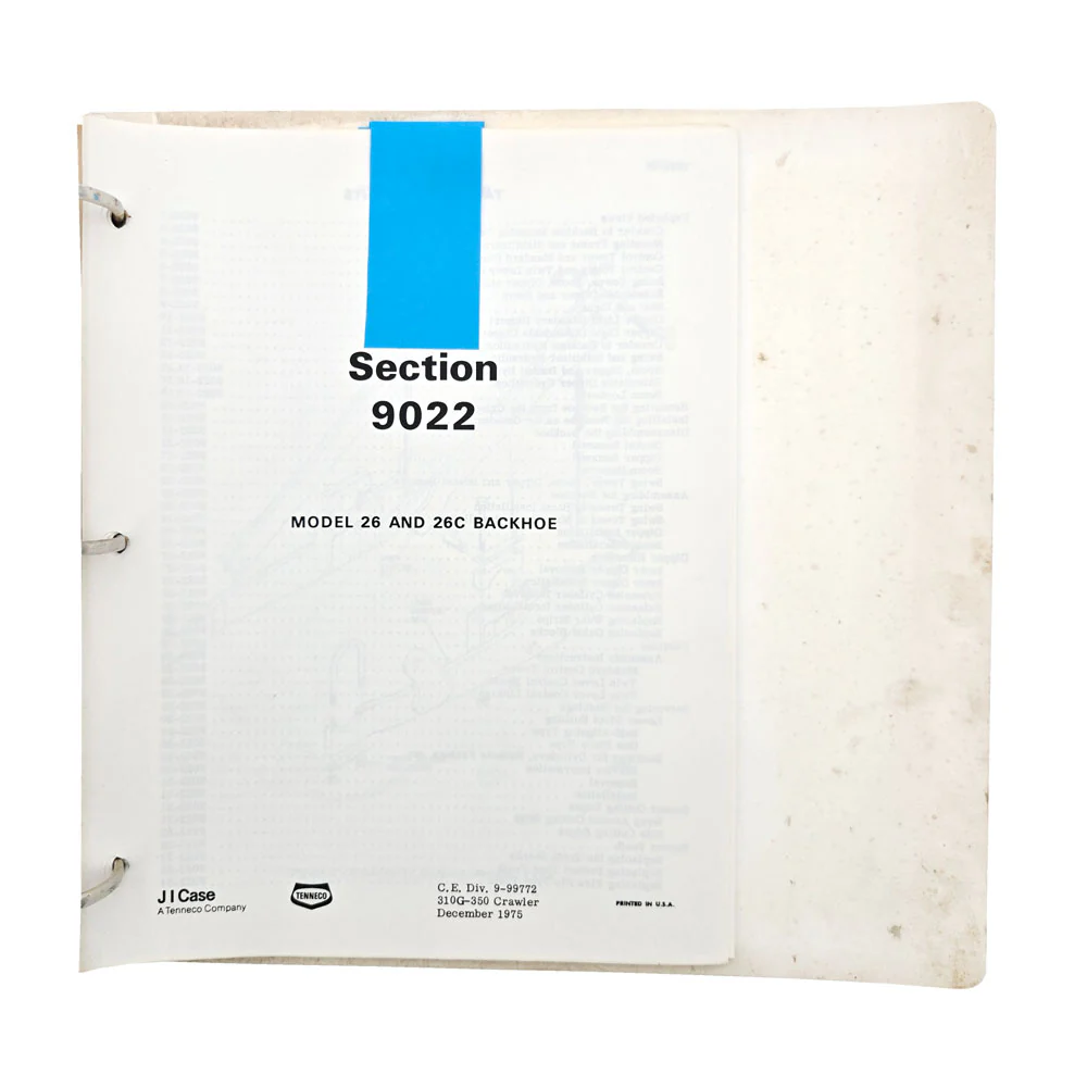 Case 310G 350 Crawler Service Repair Manual 9-99772 With Binder - Image 54