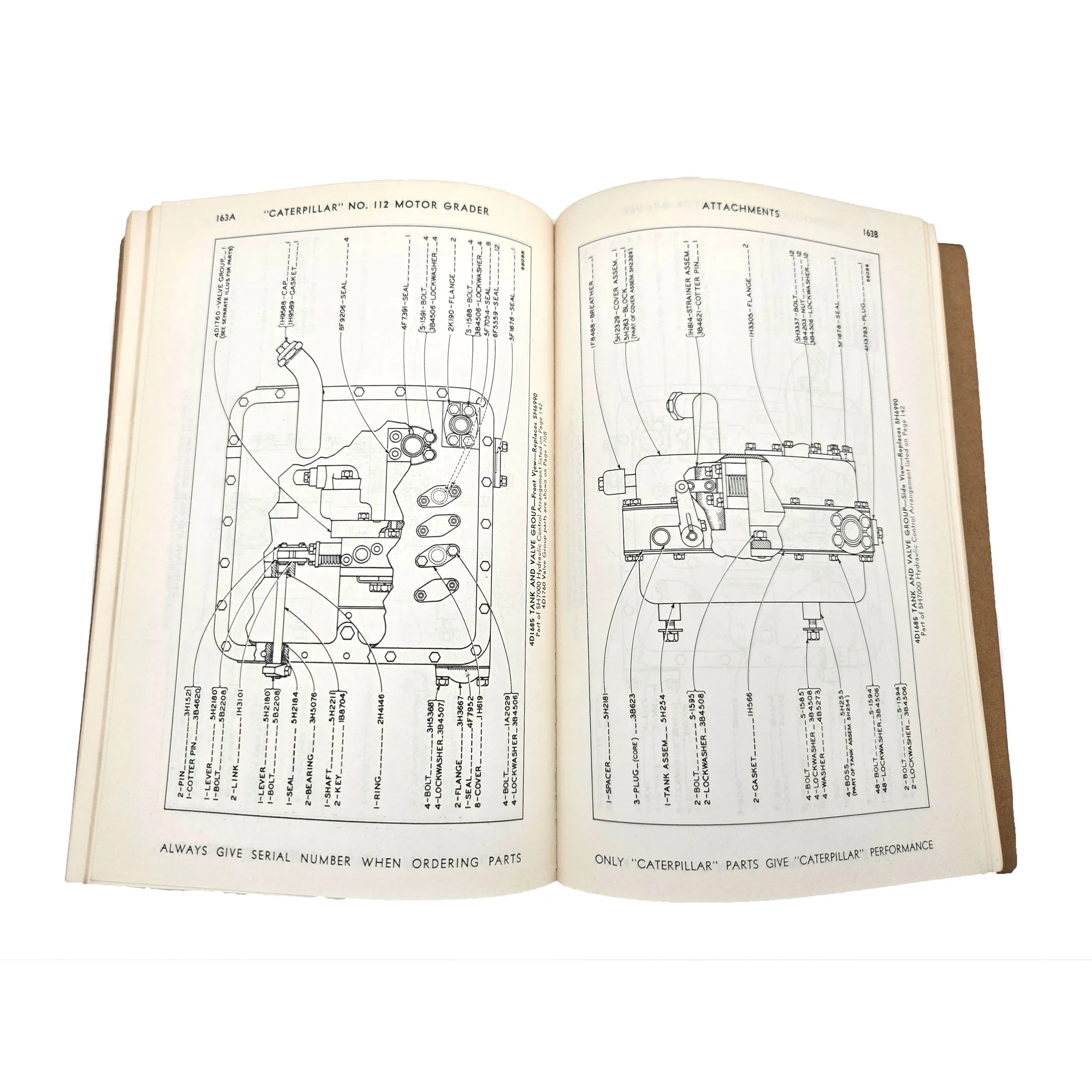Cat Caterpillar No. 112 Motor Grader Direct Electric Parts Manual UE033008 - Image 3