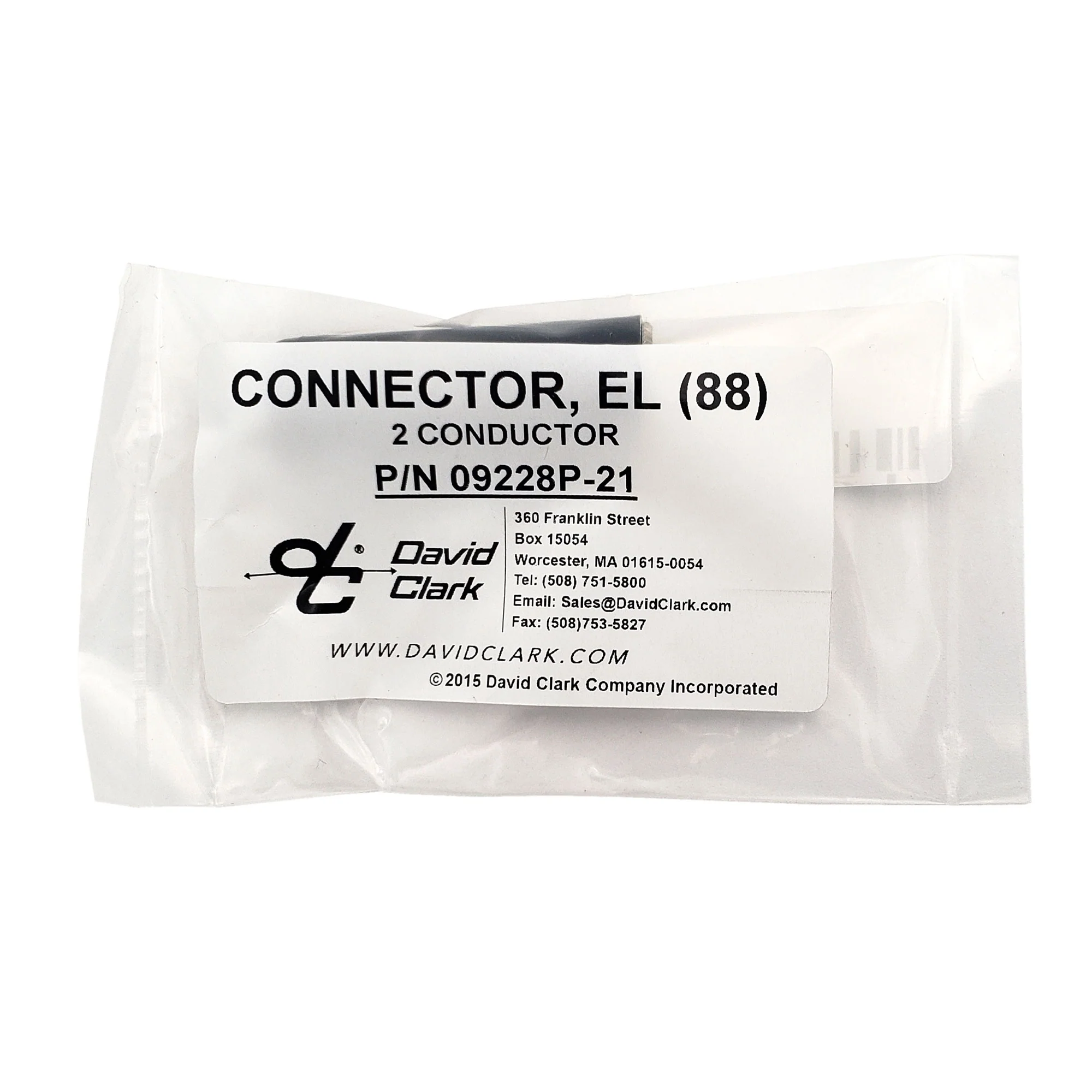 David Clark Connector 88 Electrical Plug | 09228P-21