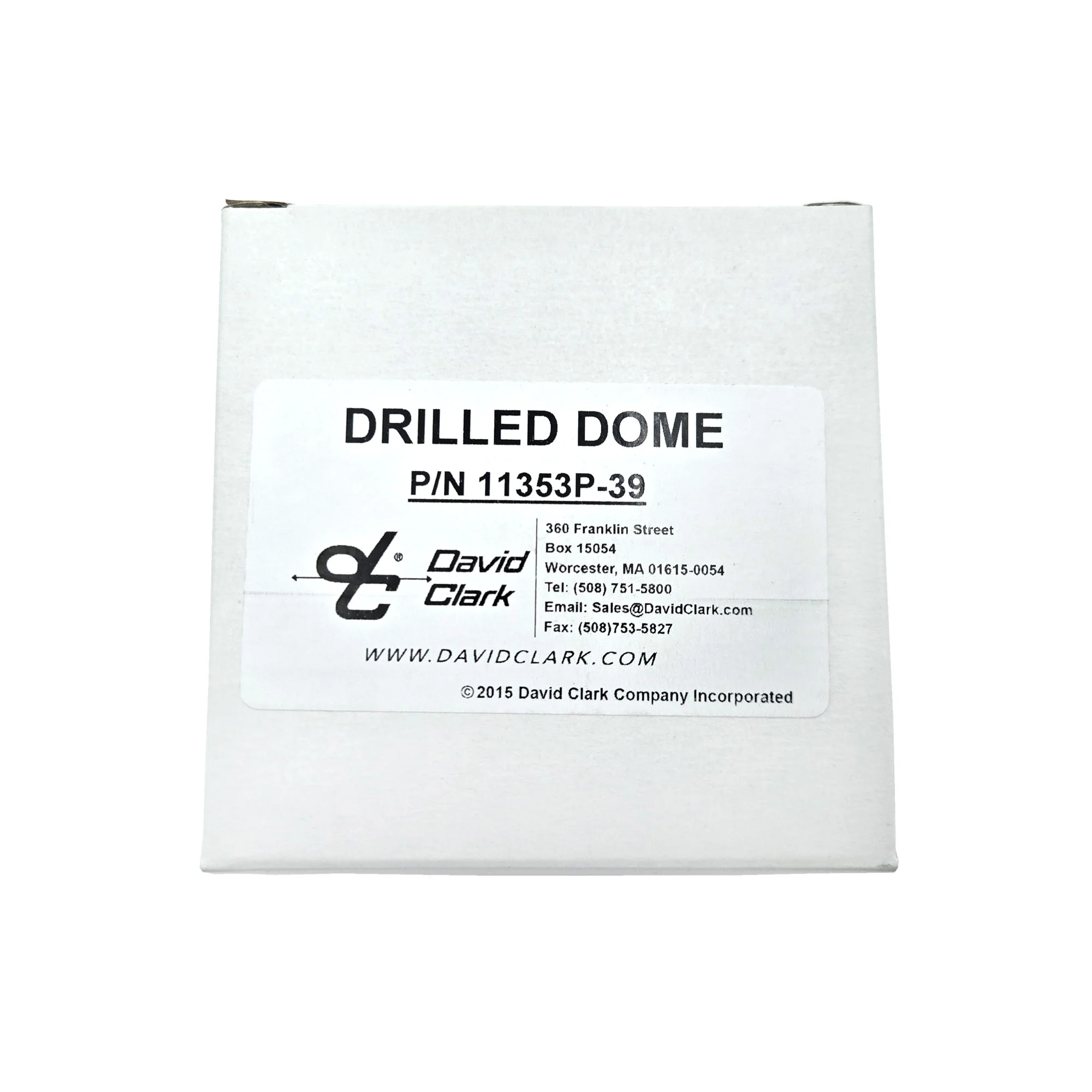 David Clark Drilled Headset Ear Dome – OEM Replacement Part 11353P-39 - Image 2