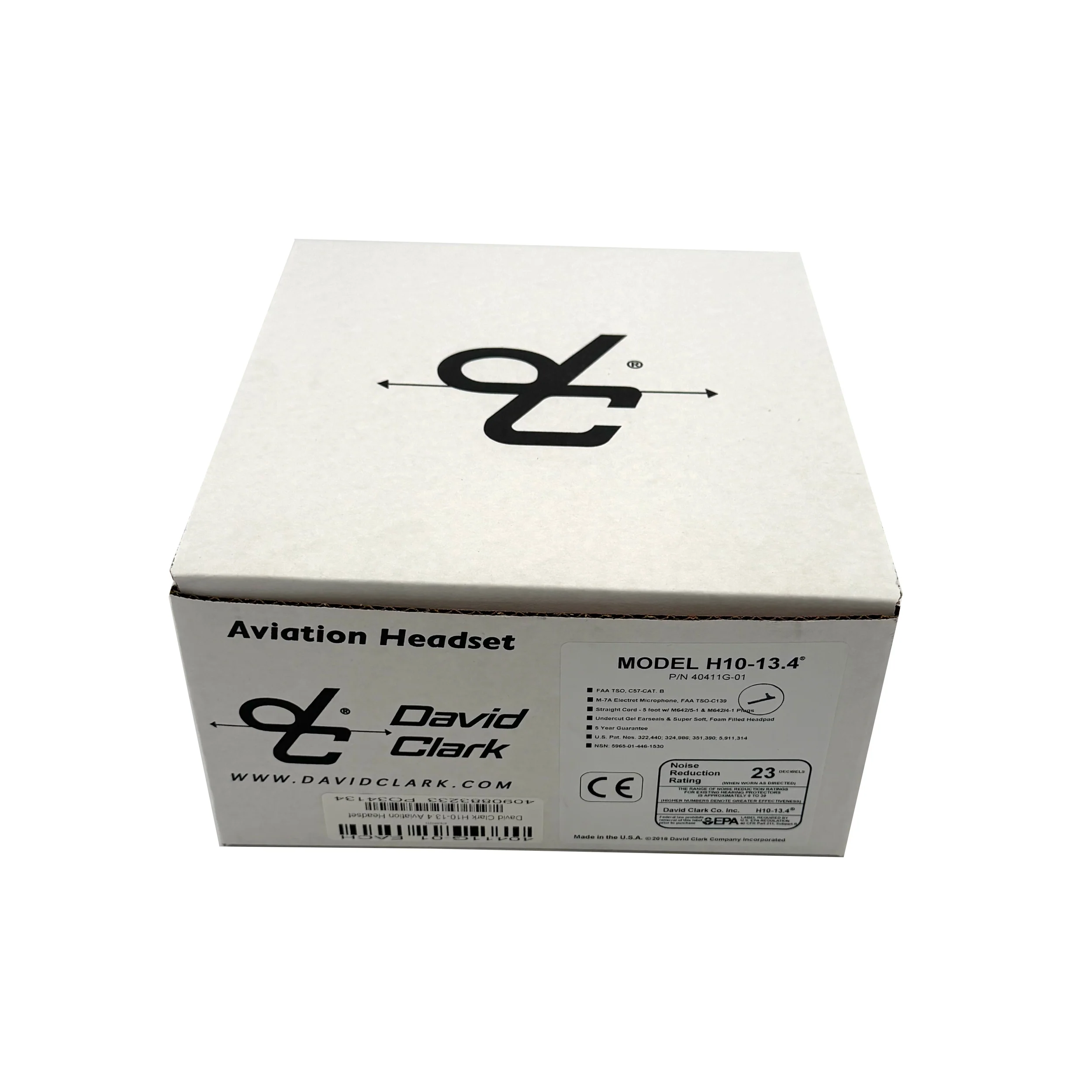 David Clark H10-13.4 Aviation Headset – 40411G-01 - Image 2
