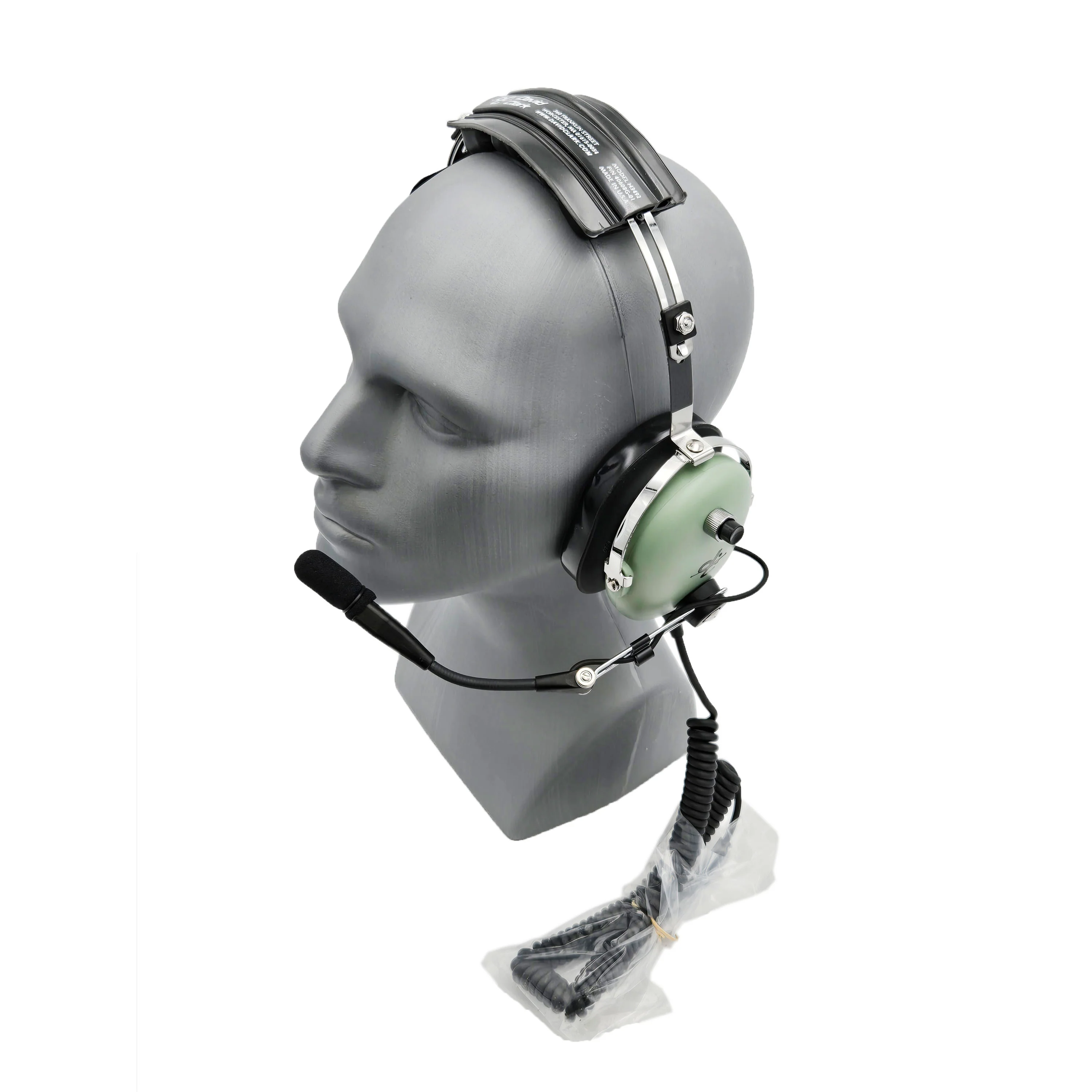 David Clark H3492 Single-Ear Ground Support Headset | 40608G-01 - Image 4