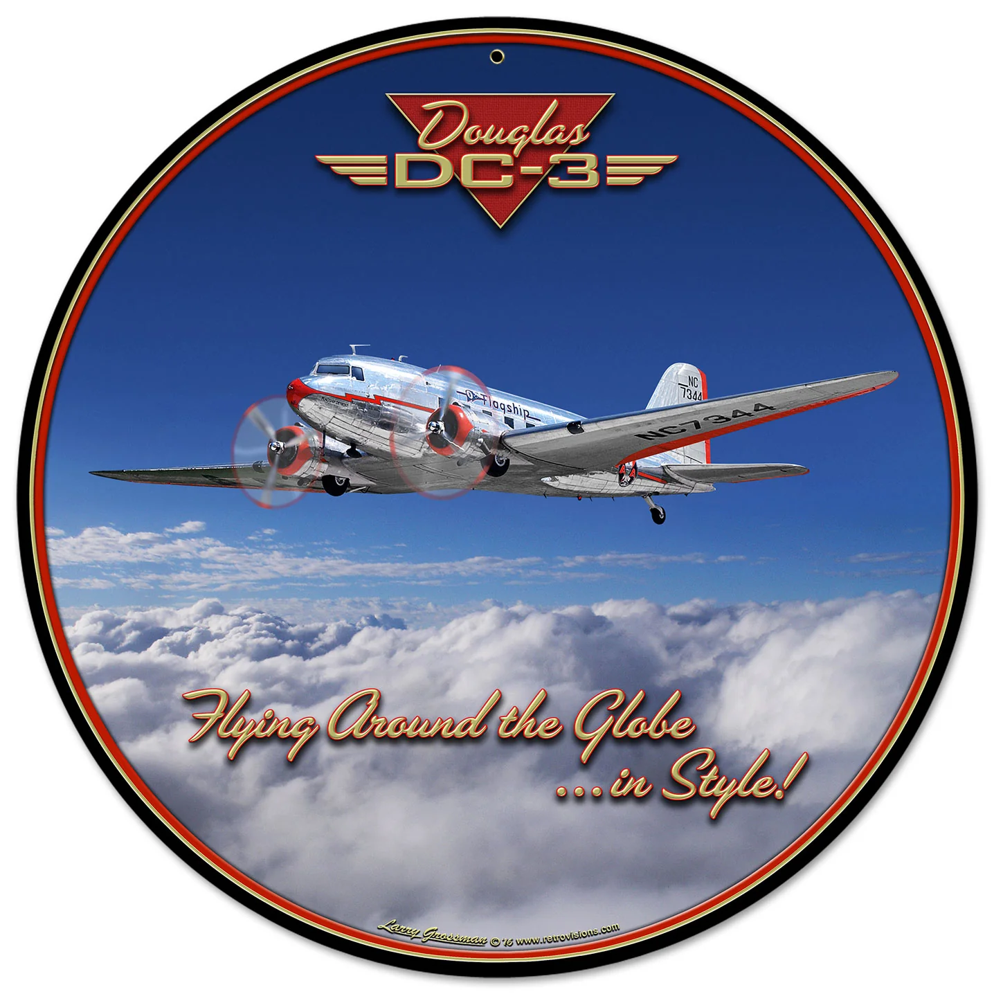 DC-3 Aircraft Sign - Image 2