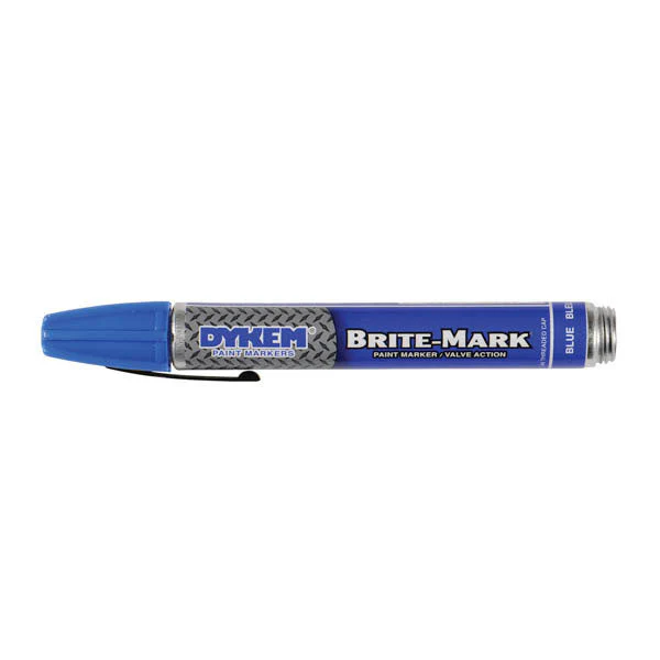 Dykem - BRITE-MARK® 40 Threaded Cap Valve Action Permanent Paint Markers - Image 5