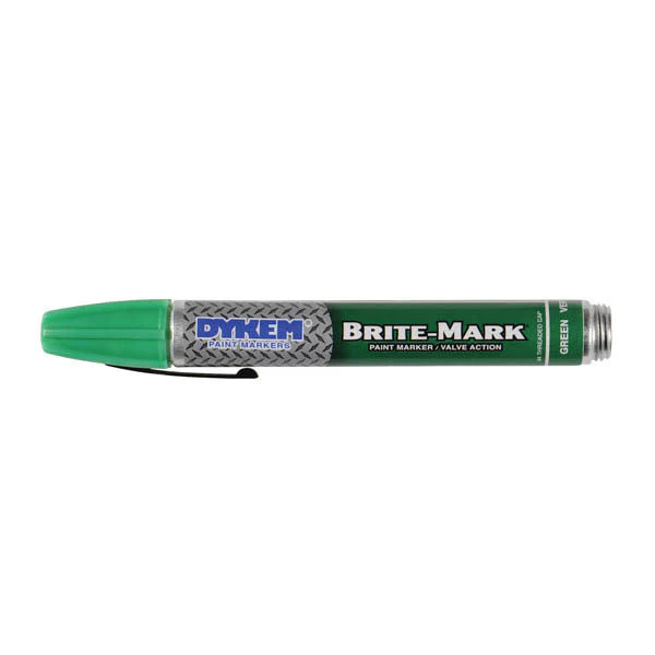 Dykem - BRITE-MARK® 40 Threaded Cap Valve Action Permanent Paint Markers - Image 6