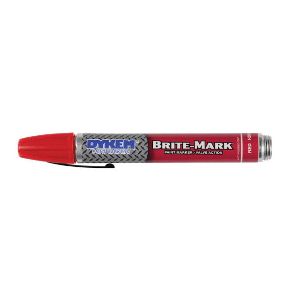 Dykem - BRITE-MARK® 40 Threaded Cap Valve Action Permanent Paint Markers - Image 8
