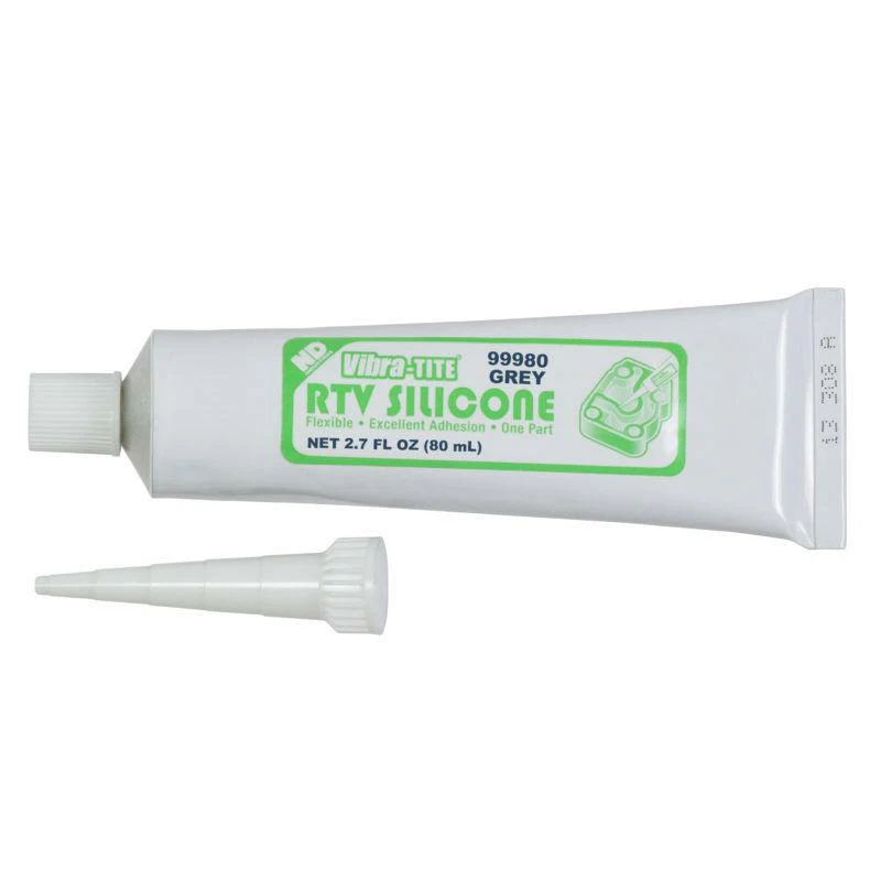 Expired - Vibra-Tite - 999 Grey RTV Gasket Maker Silicone, 80mL | Lot 5017587