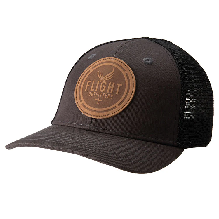 Flight Outfitters - Leather Patch Pilot Hat - Image 11