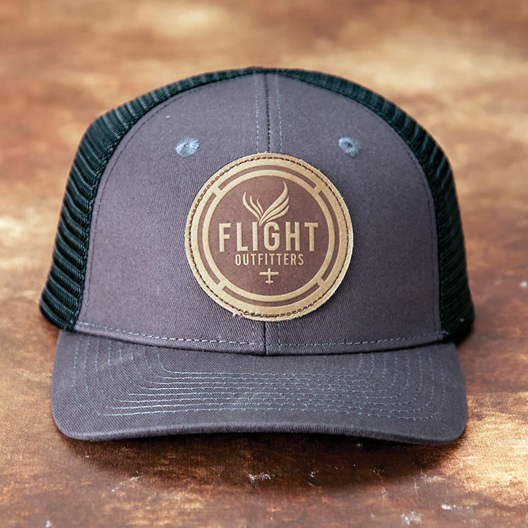 Flight Outfitters - Leather Patch Pilot Hat - Image 12