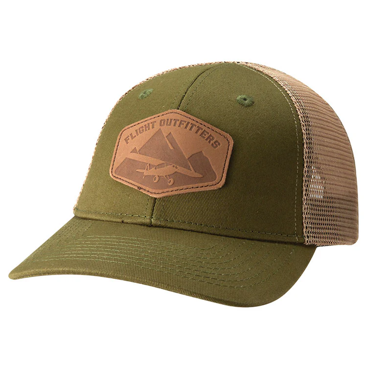 Flight Outfitters - Leather Patch Pilot Hat - Image 5