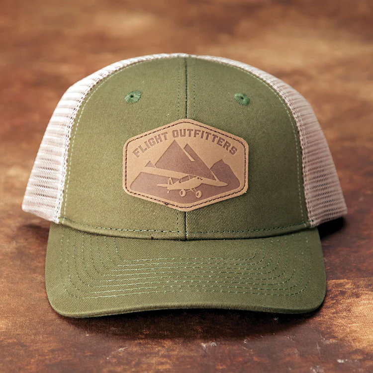 Flight Outfitters - Leather Patch Pilot Hat - Image 6