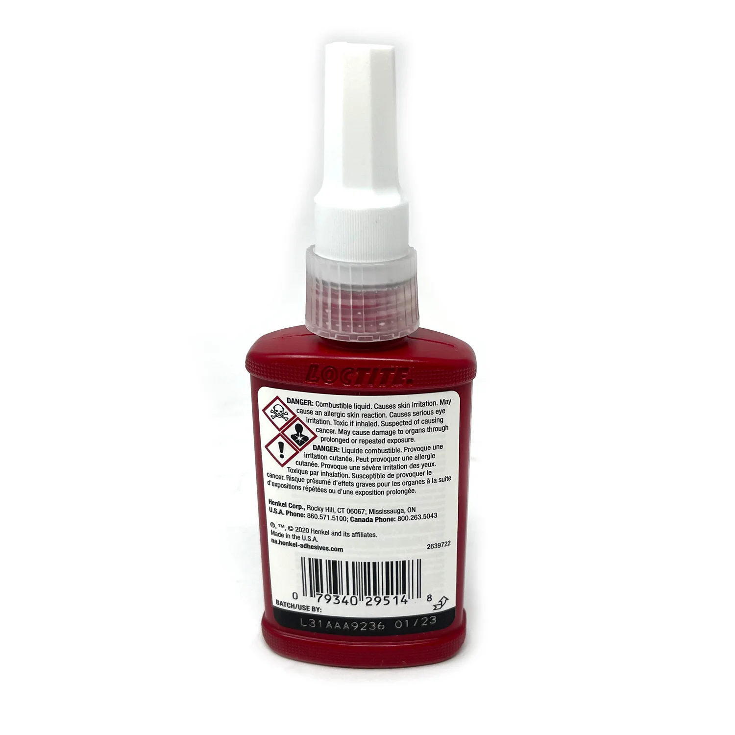 Loctite - F246 High Temperature Med, Blue Threadlocker 50ml - Image 2