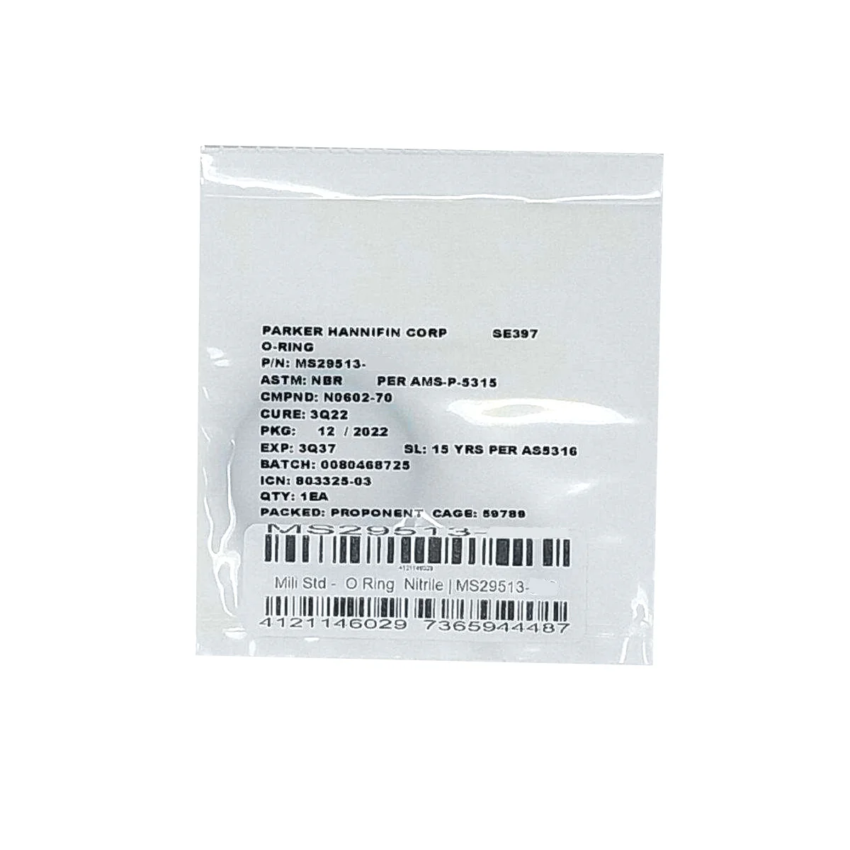 Mili Std - O Ring Nitrile | MS29513-215 - Image 2