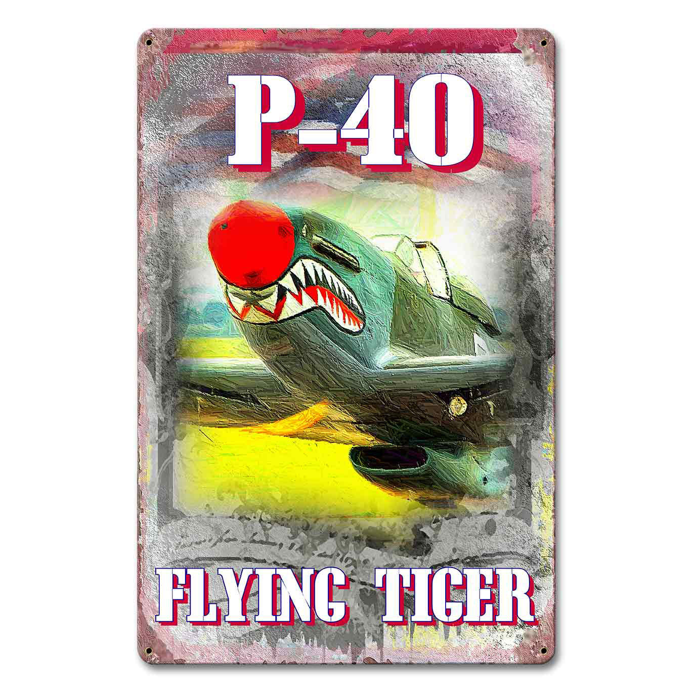 P-40 Flying Tiger Sign - Image 2