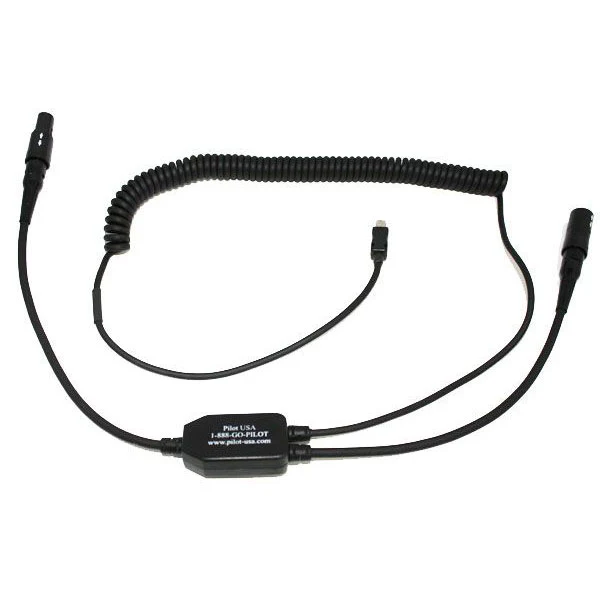 Pilot USA PA-80B/VIRB Garmin VIRB Recorder Adapter for Bose 6-Pin Headsets