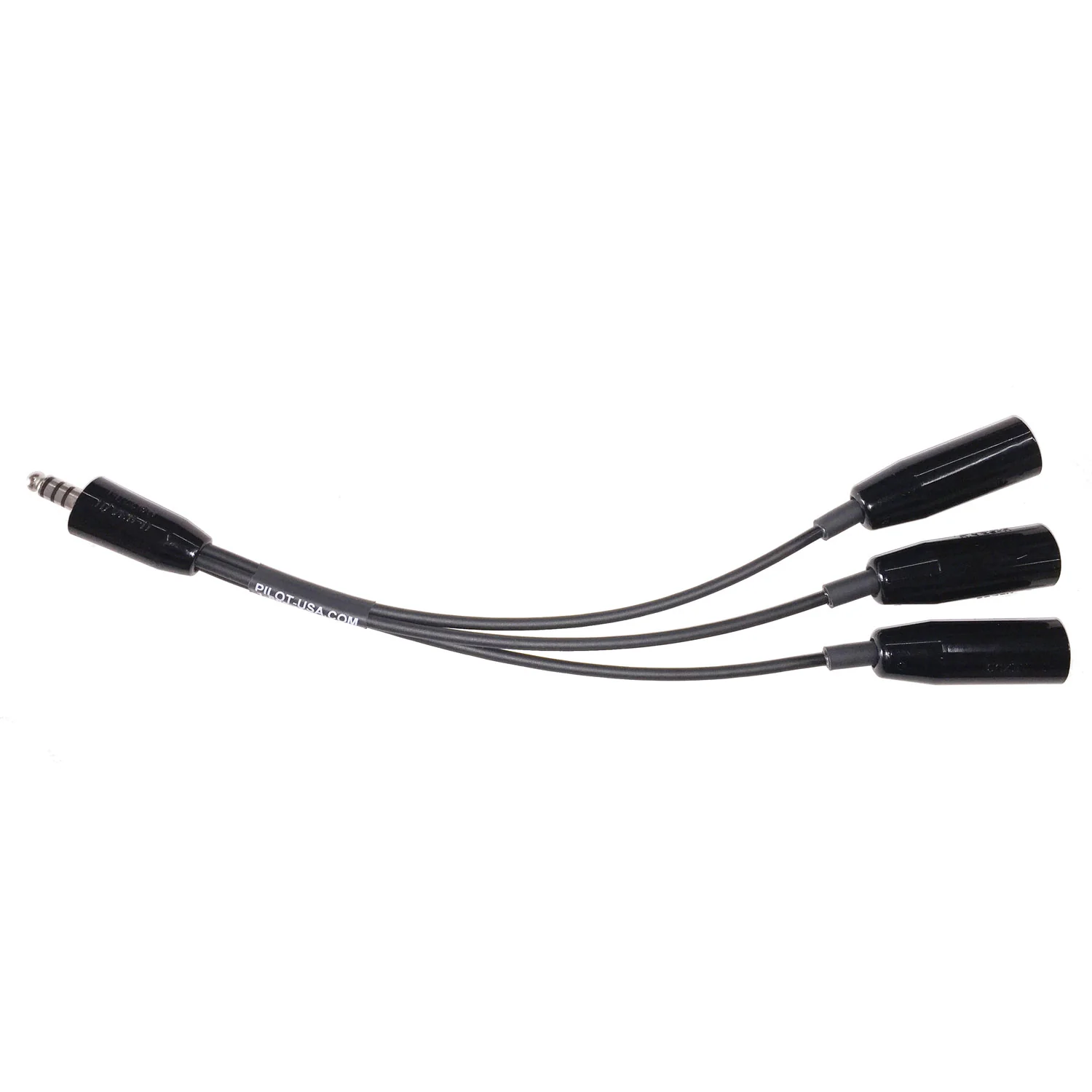 Pilot USA PA-90H Triple Helicopter and Military Headset Adapter