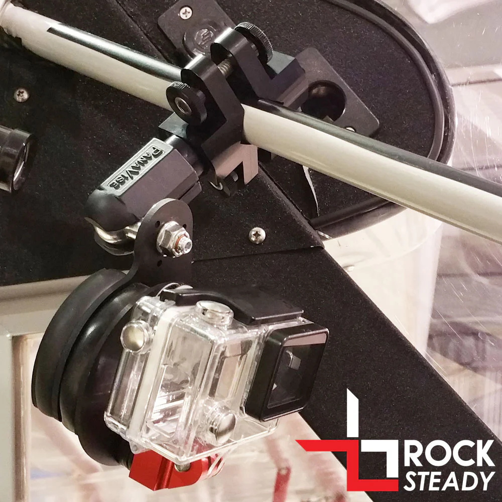 Rock Steady - VibeX Ball Mount, GoPro & Garmin, Clamp Base W/ Dovetail - Image 2