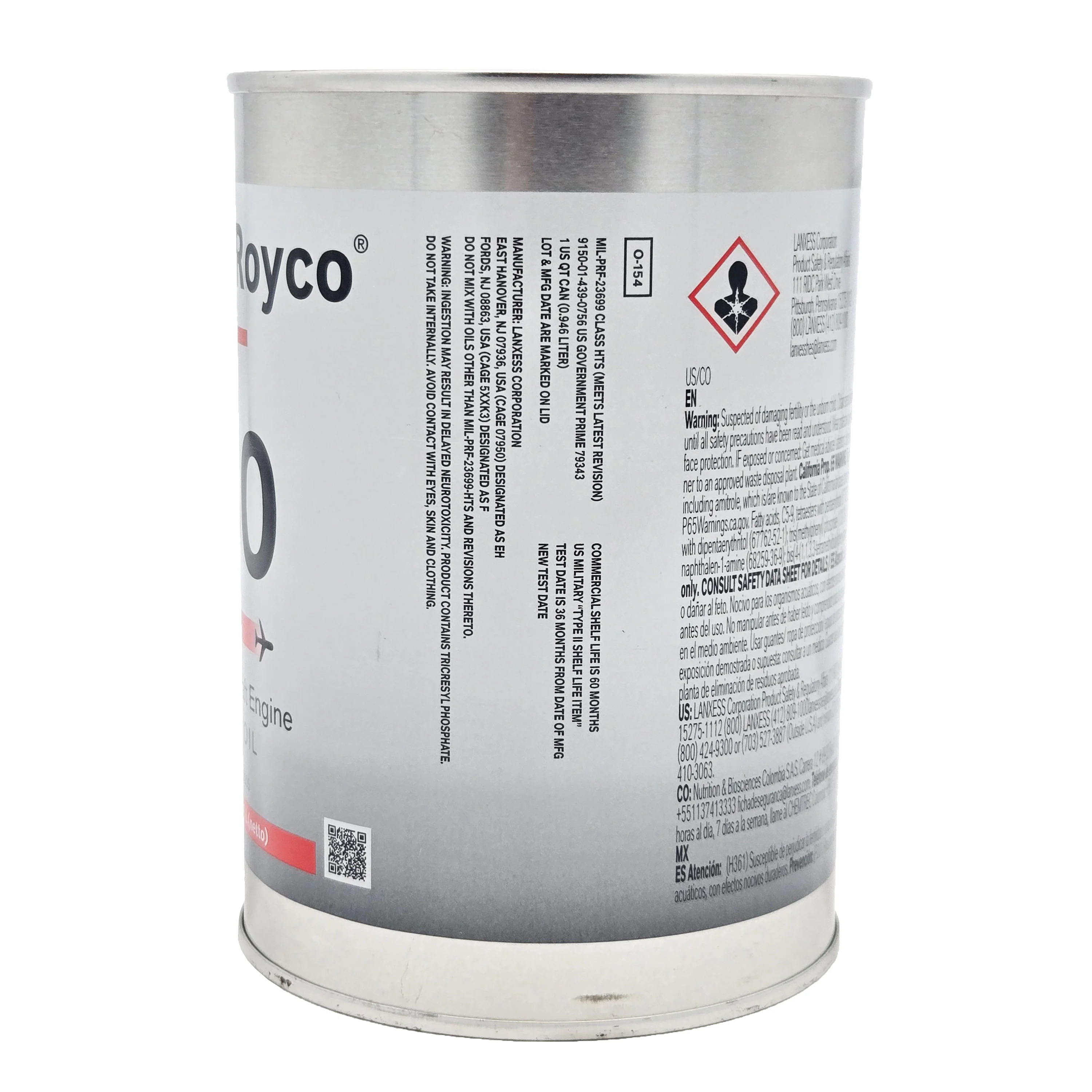 Royco 560 Adv Synthetic Turbine Eng Oil | ROY560-1QT - Image 2