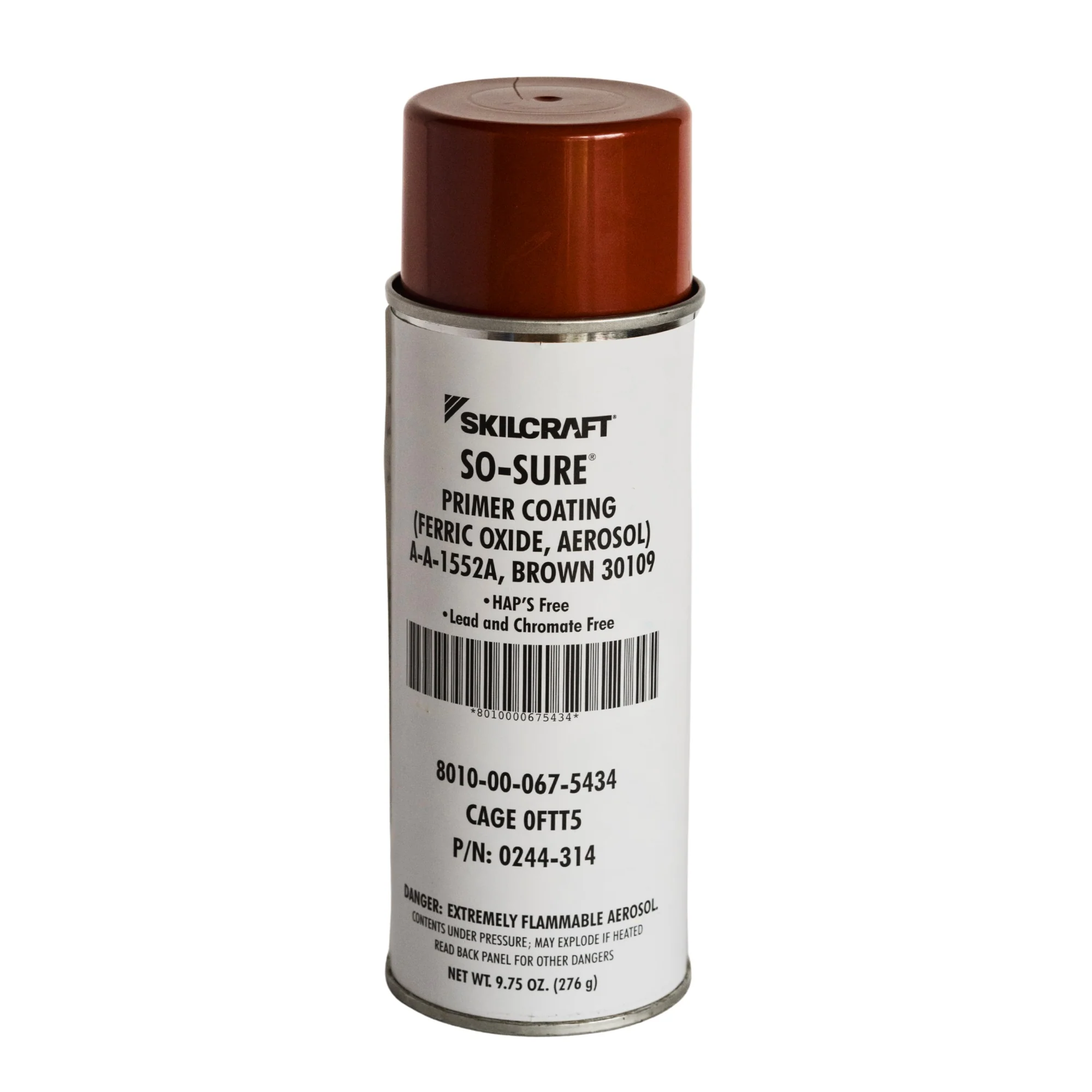 So‑Sure® A‑A‑1552 Ferric Oxide Primer Brown 30109 – 9.75oz Aerosol, Each/Case