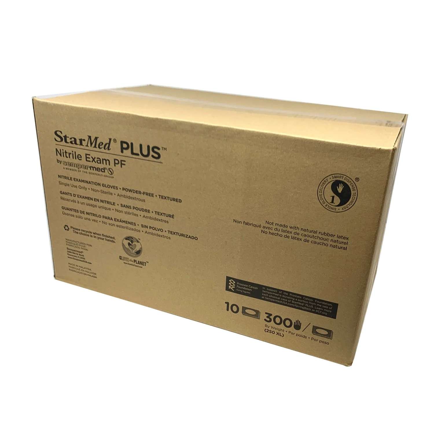 StarMed Plus - Powder Free Nitrile Exam Gloves, 300/ Box - Image 4
