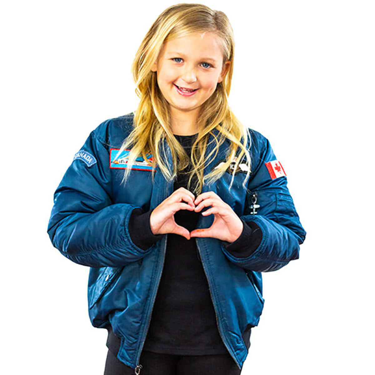 Up and Away - Infant RCAF Flight Jacket (Blue 4-Patch) - Image 3
