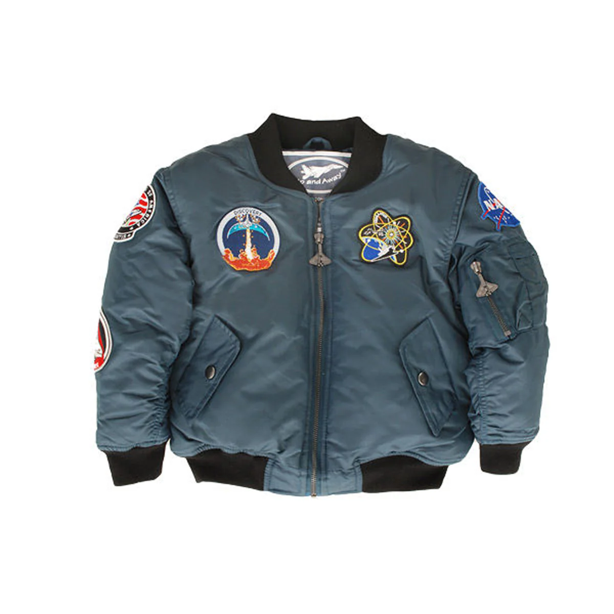 Up and Away - Toddler Space Shuttle Jacket (Blue 5-Patch)