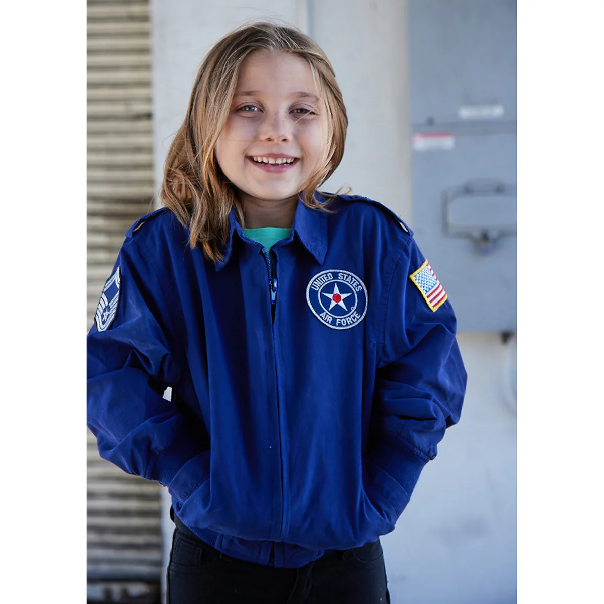 Up and Away - Toddler U.S. Air Force Jacket (Blue 3-Patch) - Image 3