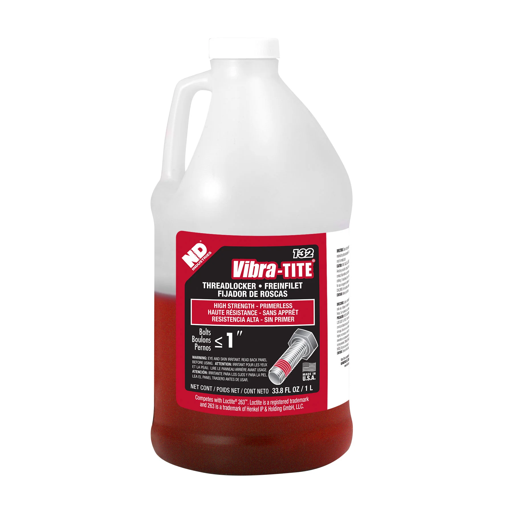Vibra-Tite - 132 High Strength Primerless Threadlocker - Image 3