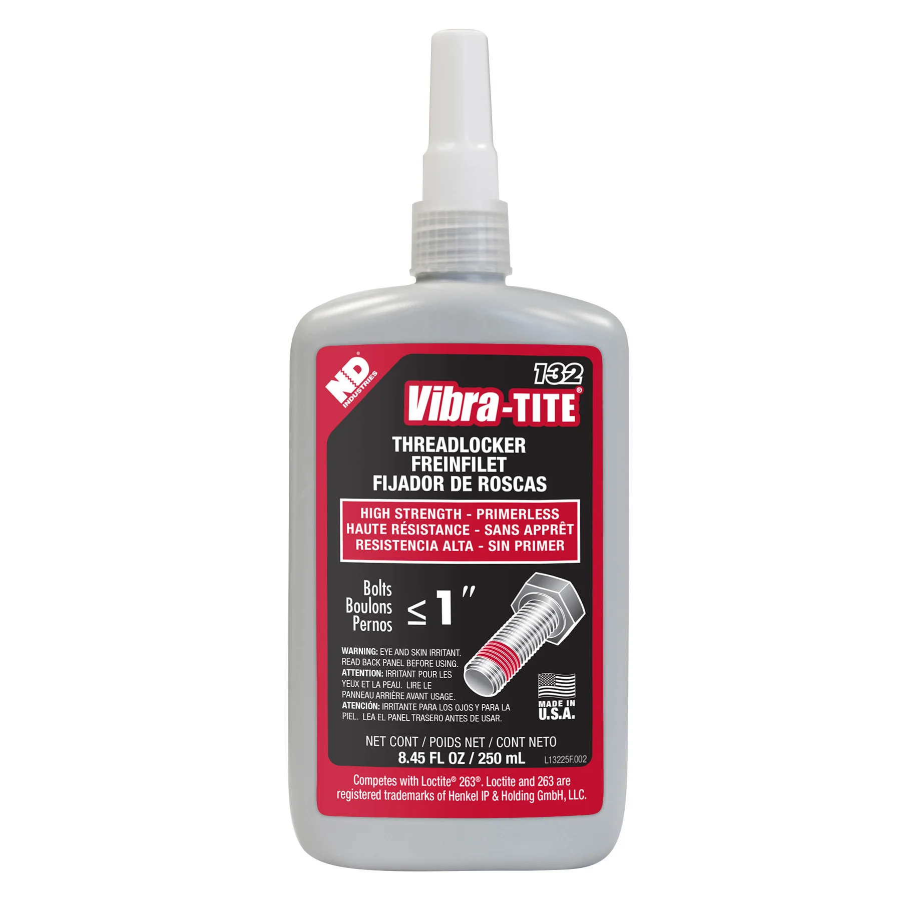 Vibra-Tite - 132 High Strength Primerless Threadlocker - Image 5