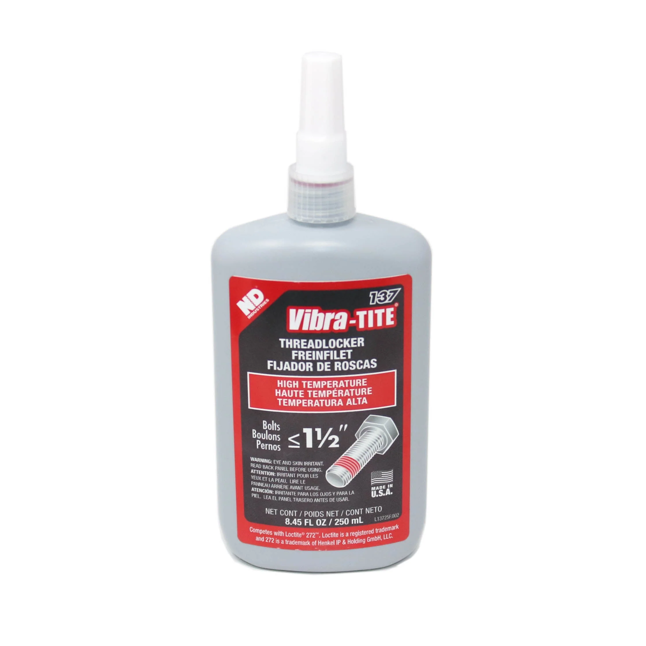 Vibra-Tite - 137 High Temp/High Strength Threadlocker - Image 3