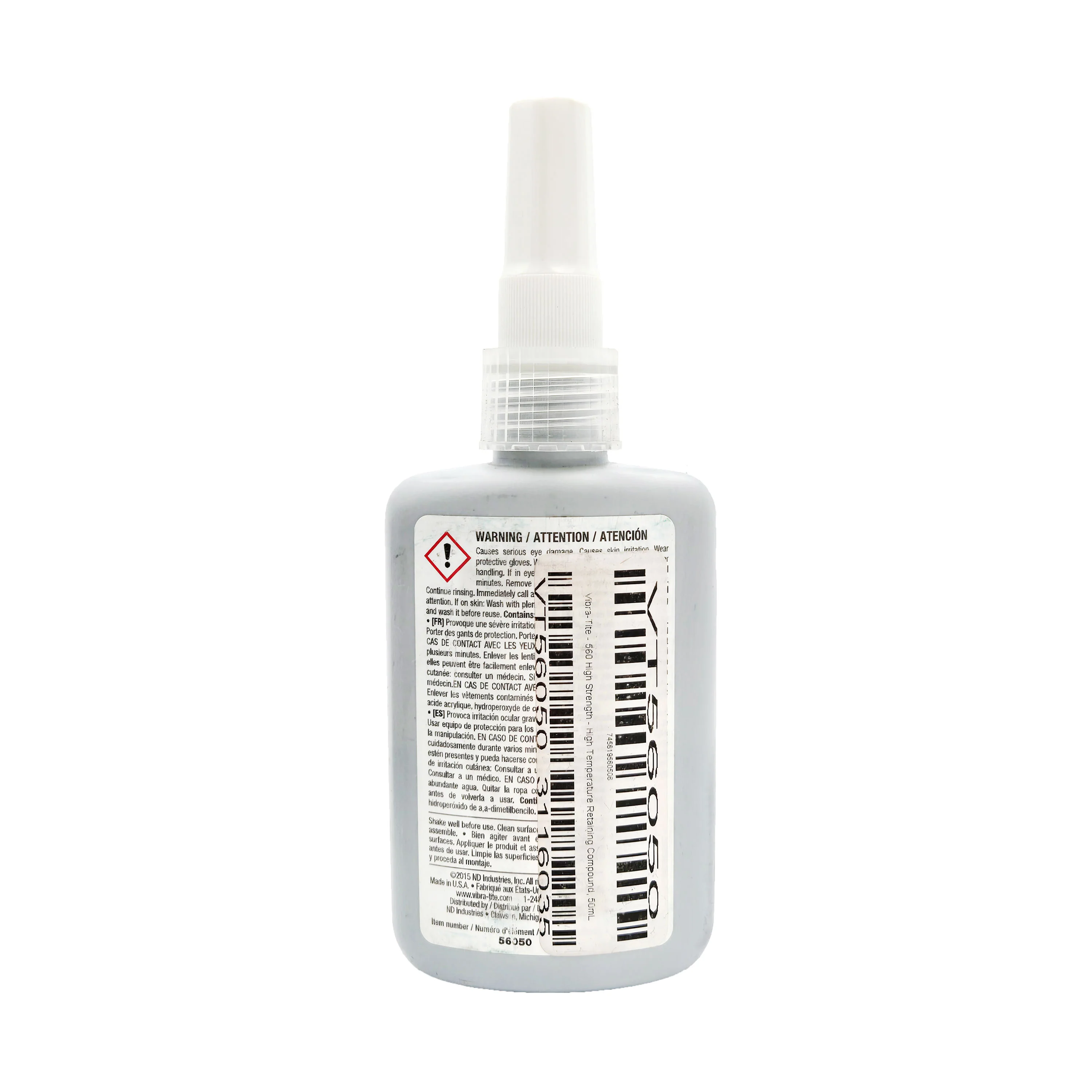 EXPIRED Vibra-Tite - 560 High Strength - High Temperature Retaining Compound, 50mL - Image 2
