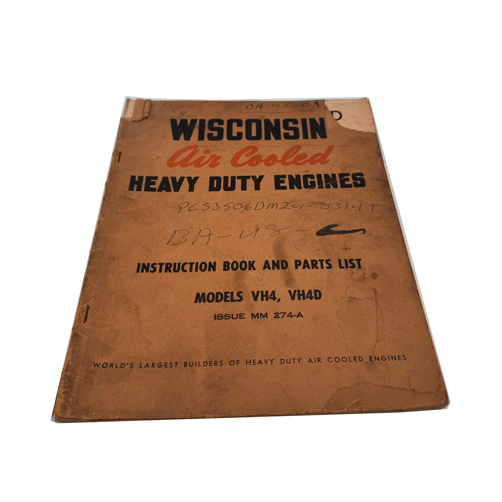 Wisconsin - Instruction Books and Parts List, Set of 3 | Model AENL, ACN, BKN, VH4, VH4D - Image 3