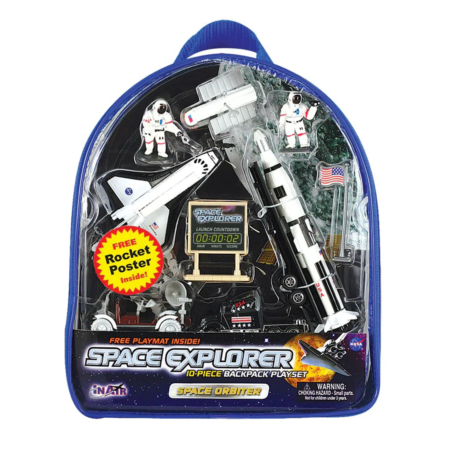 WowToyz® - Space Explorer™ Space Orbiter Backpack Playset -10pc - Image 3